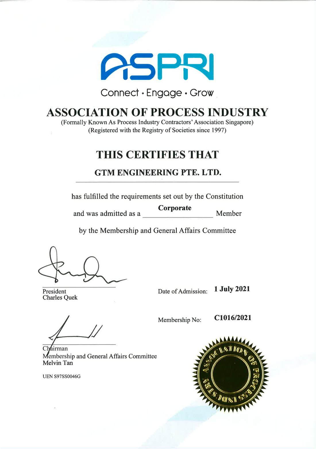 ASPRI Corporate membership